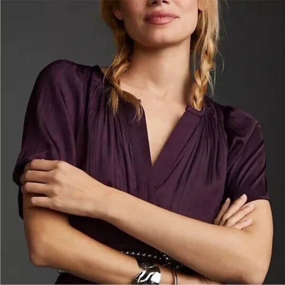 NWT Gorgeous Anthropologie Somerset Maxi Dress in Deep Purple! - Picture 5 of 9